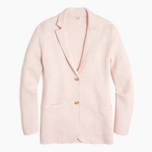 JCrew sweater blazer, light pink, size small
